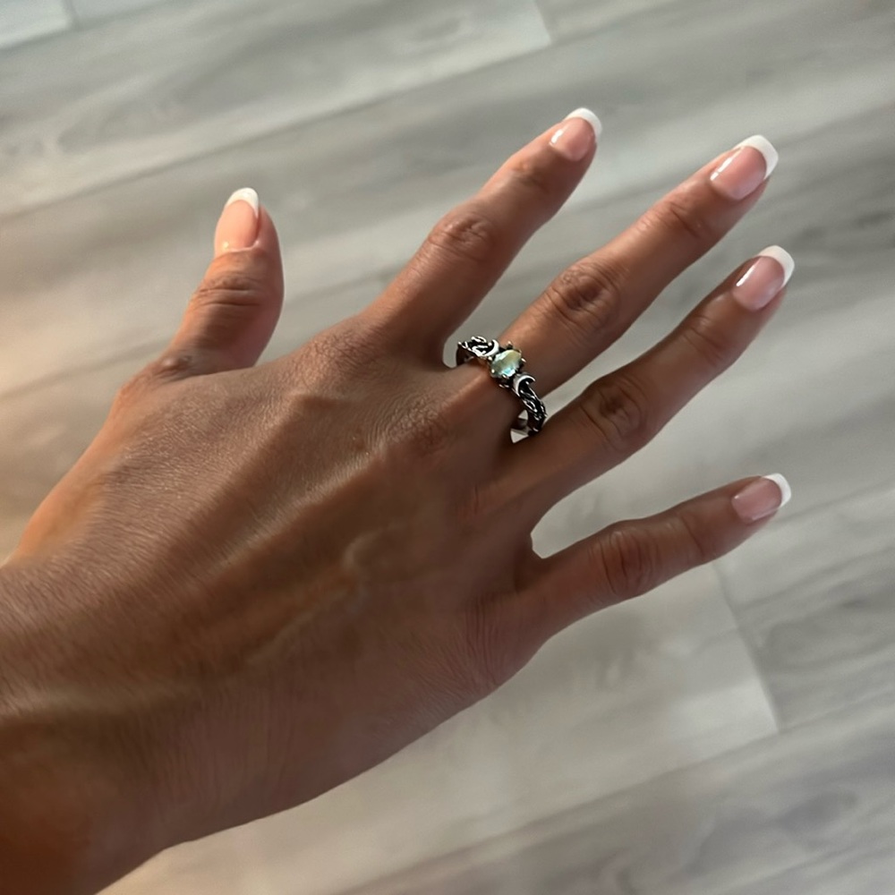 Moon and Gem Ring 🌙